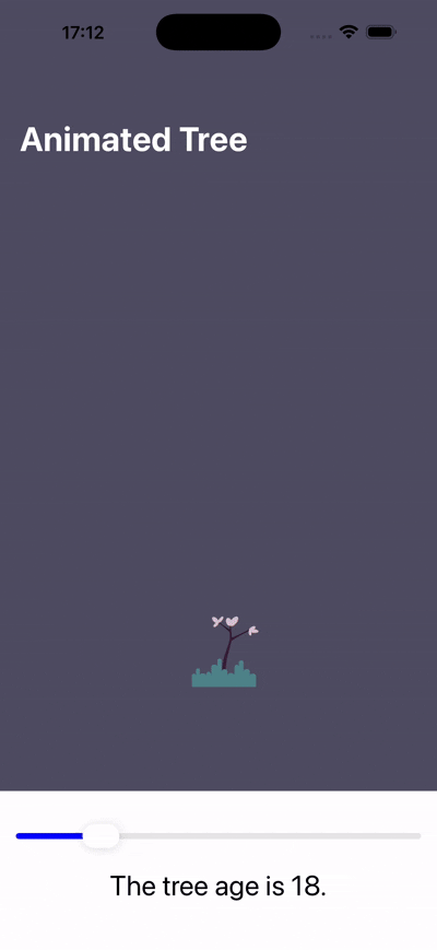 Making the Rive animation interactive in UIKit.