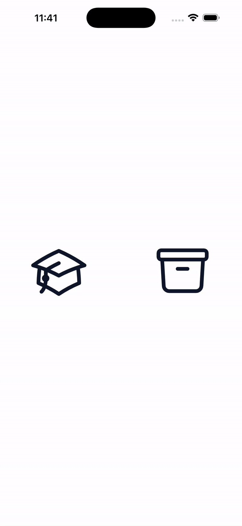 Looping each of the tab bar items.