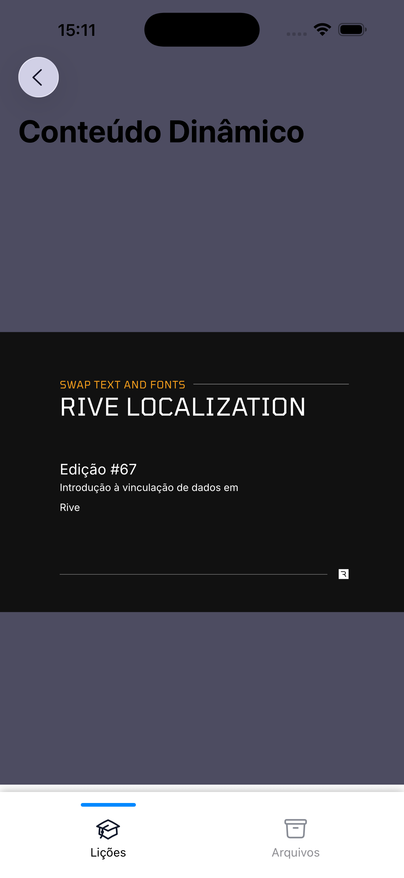 Example of data binding using the PT locale.