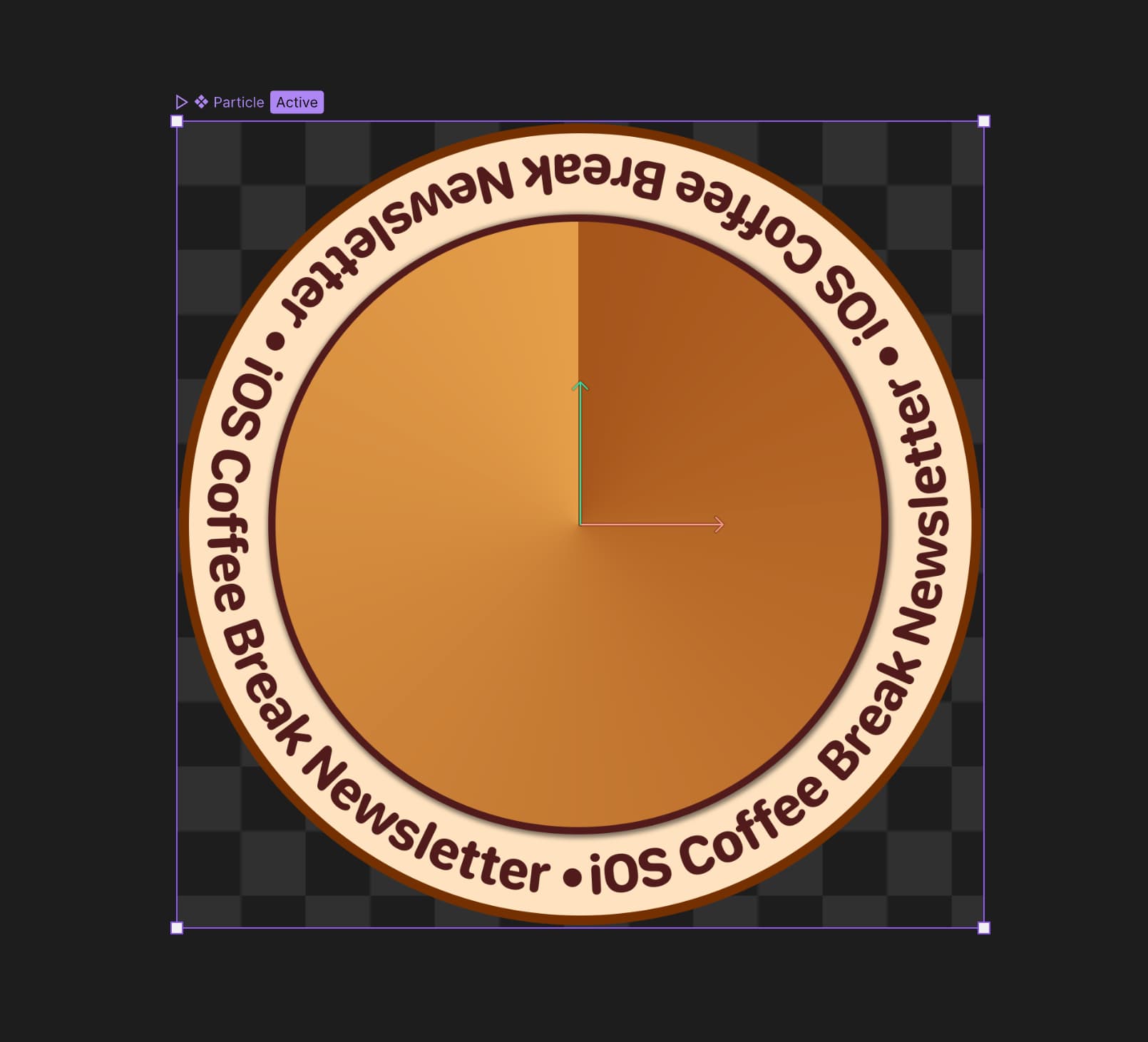 Turning the Particle artboard into a component.